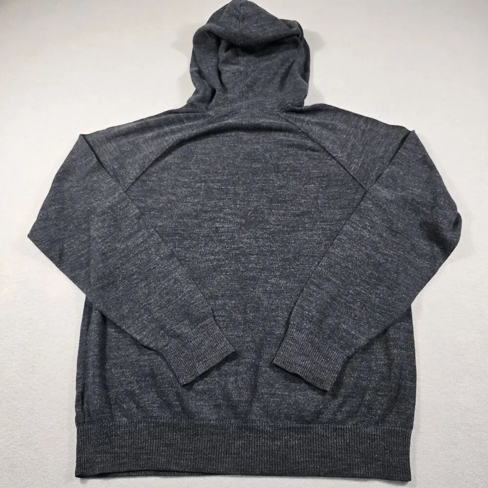 Old Navy Men's Medium Gray Pullover Hoodie Sweatshirt Kangaroo Pockets - Picture 7 of 7